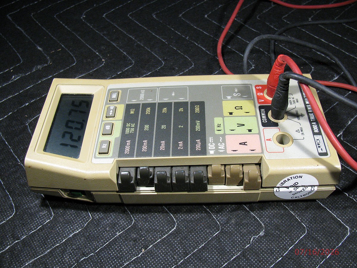 Fluke 8060A True RMS Multimeter