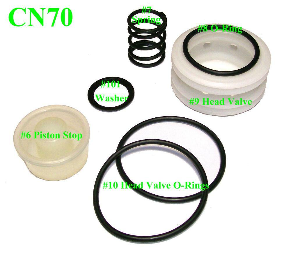 CoFast® High Quality Two Head Valve Set for Aftermarket MAX CN70 Coil Nailer 2