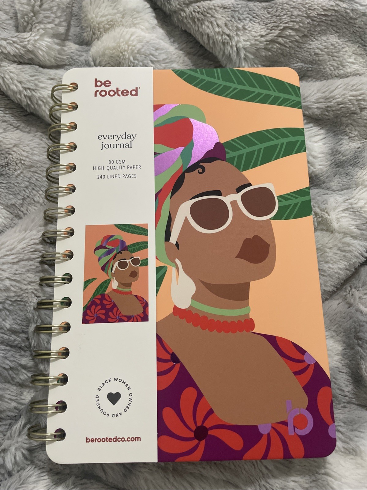 Be Rooted Everyday Journal 240 Lined Pages SUNKISSED 5.5×8.5” 80 GSM