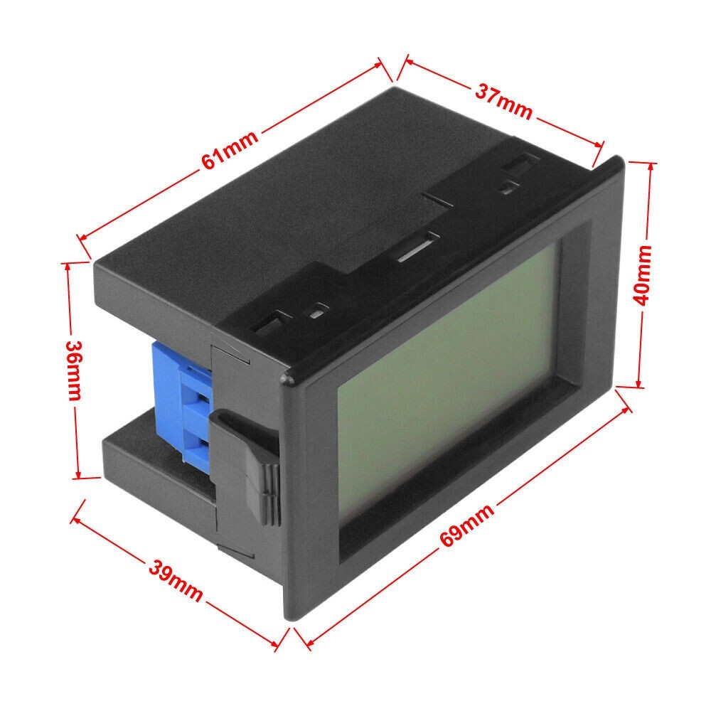 Digital LCD AC 80-300V 200-450V Volt 100A 200A Amp Meter Ammeter Voltmeter Panel
