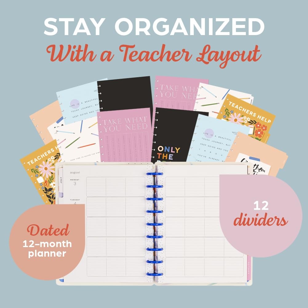 Disc Bound Planner July 2026 June 2027 Classic Size Teacher Notes 2026-2027