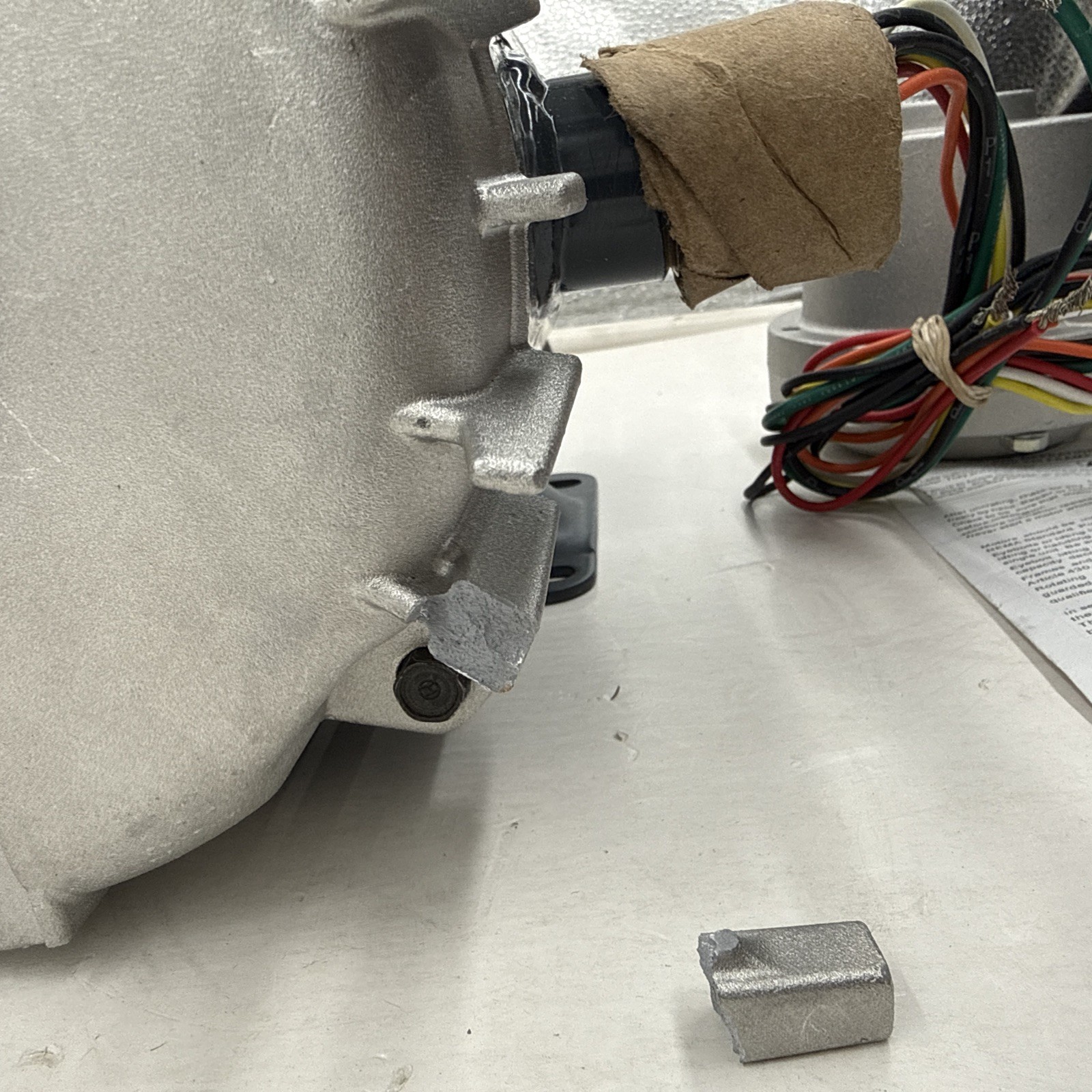 LEESON Hazardous Location Motor Class I/Class II, Rigid Base, 3/4 hp