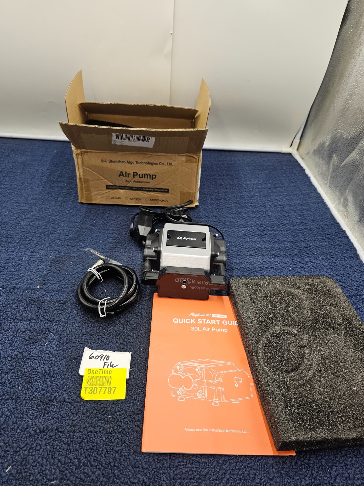 Algolaser ALAP-30L1.0 30L Pump Assist Auxiliary Engraver AC120V/60Hz 40W 30kPa