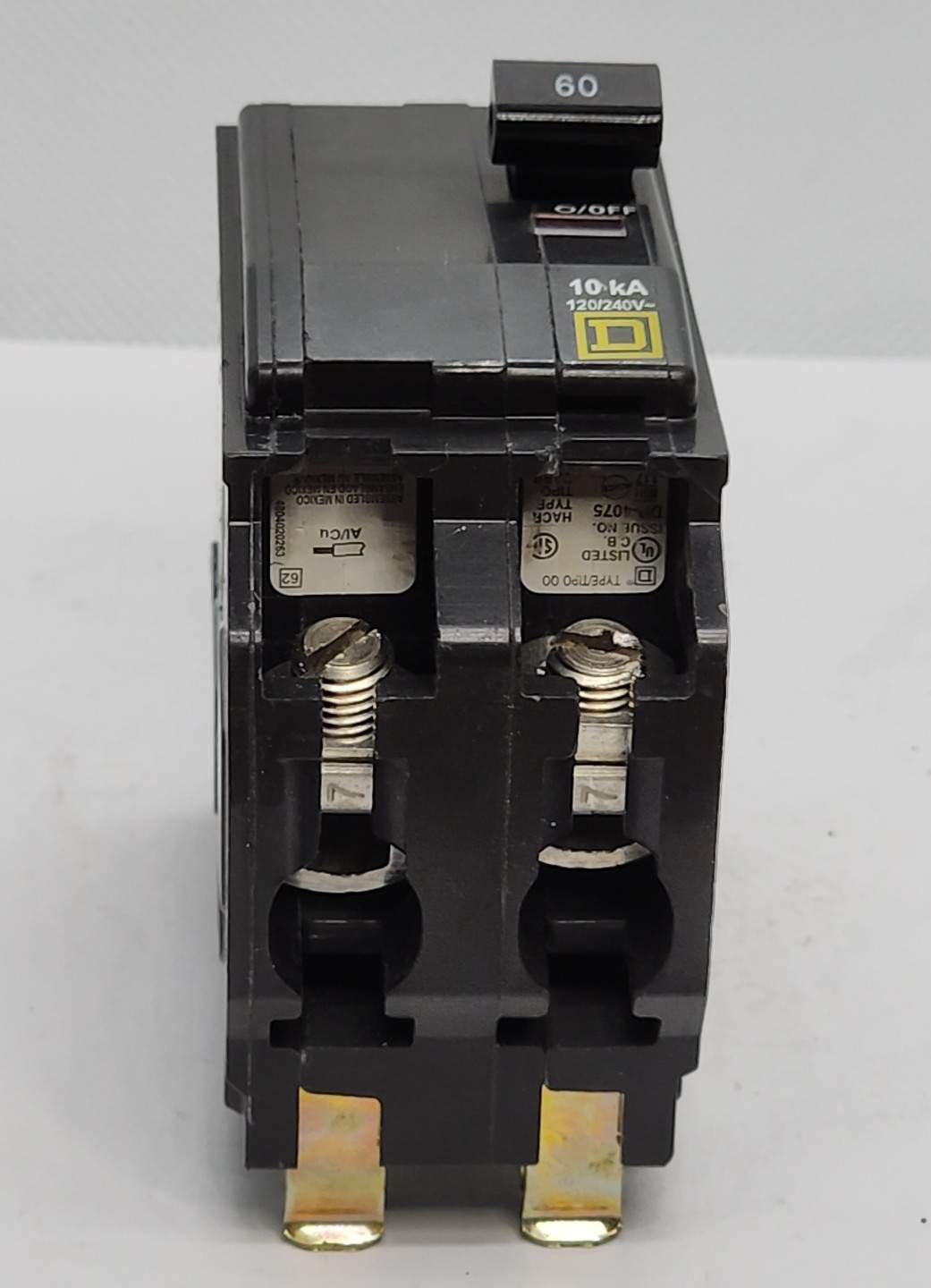 SQUARE D QO260 2 POLES 60A, 120/240V CIRCUIT BREAKER [1WS2-6]