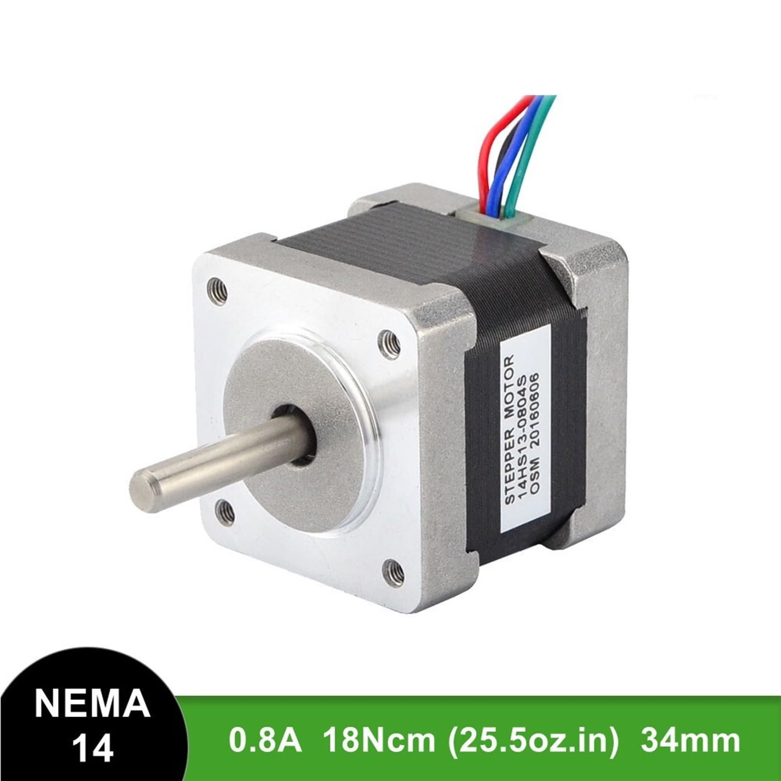 NEMA 14 14HS13-0804S stepper motor Stepperonline With 4 Wire Lead BRAND NEW