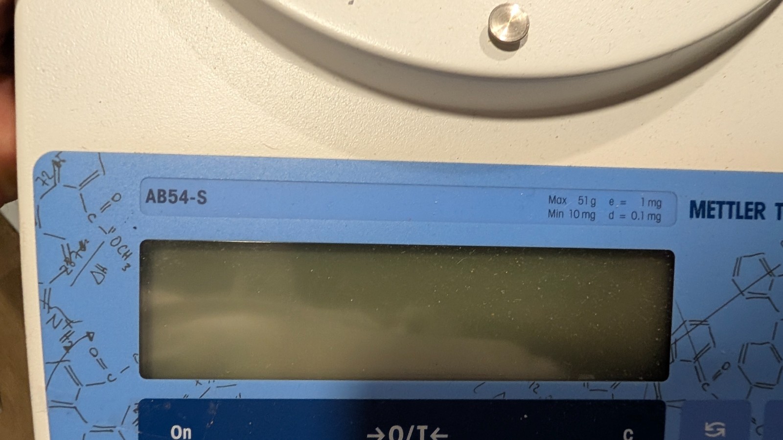 Mettler Toledo AB54-S Analytical Lab Balance Scale 51g / 0.1mg — Powers On As-Is