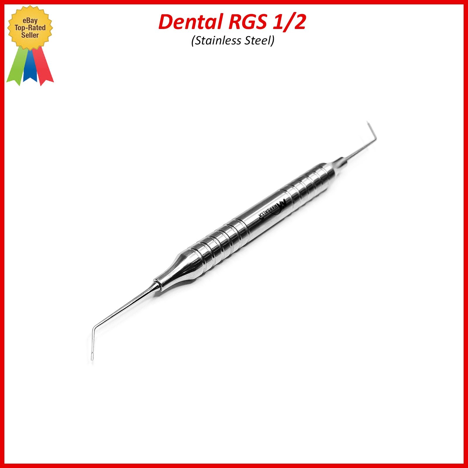 Dental Instrument RGS 1/2 Hollow Handle Depth Dimensions for Restorations