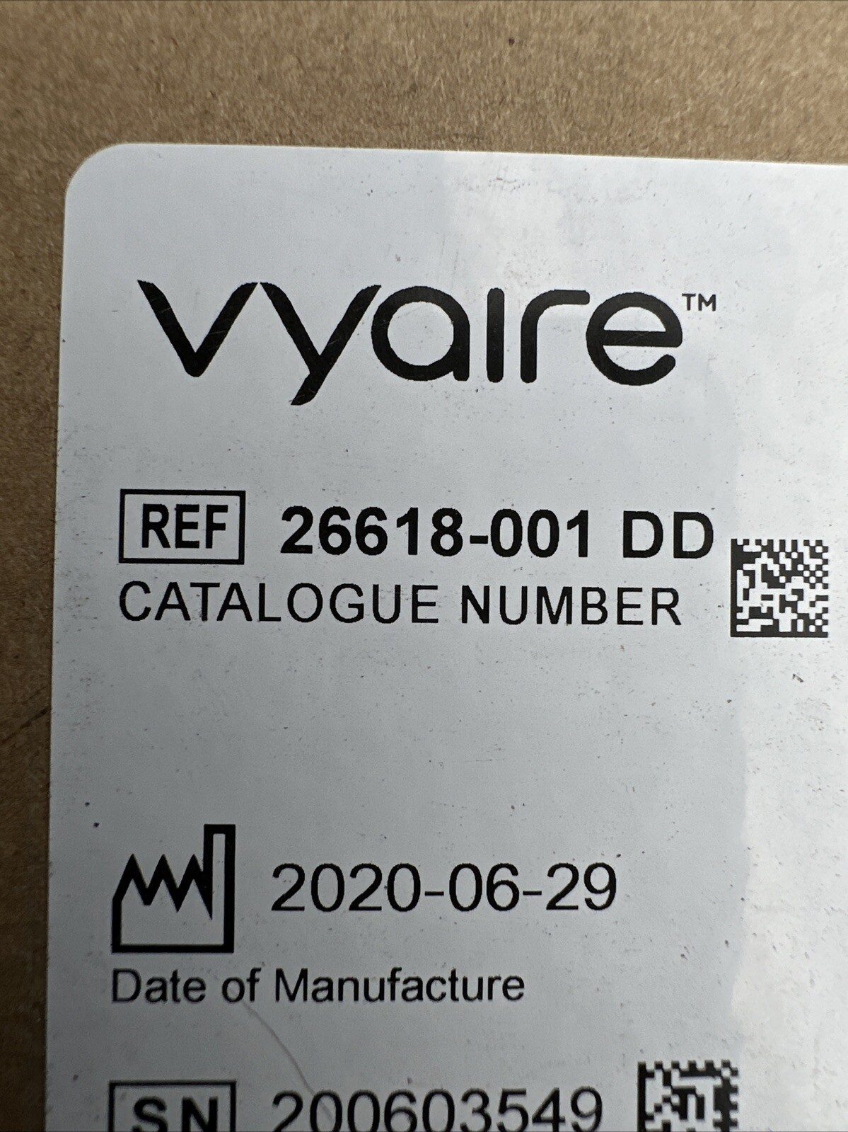 Vyaire LTV Ventilator Removable Battery, LTV2, REF # 26618-001