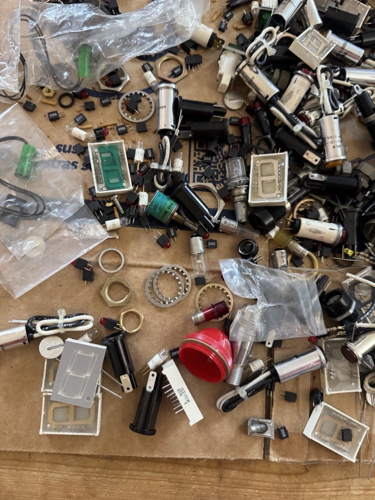 Mixed Lot of Vintage LED Switch Indicators DIALCO etc.. Bargain Price Cleanout