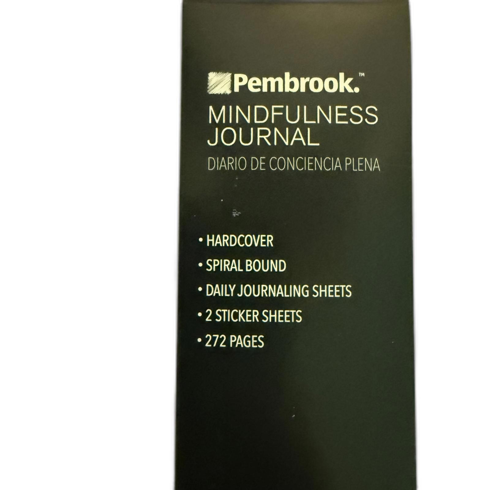 Pembrook Mindfulness Journal with Stickers NEW Book