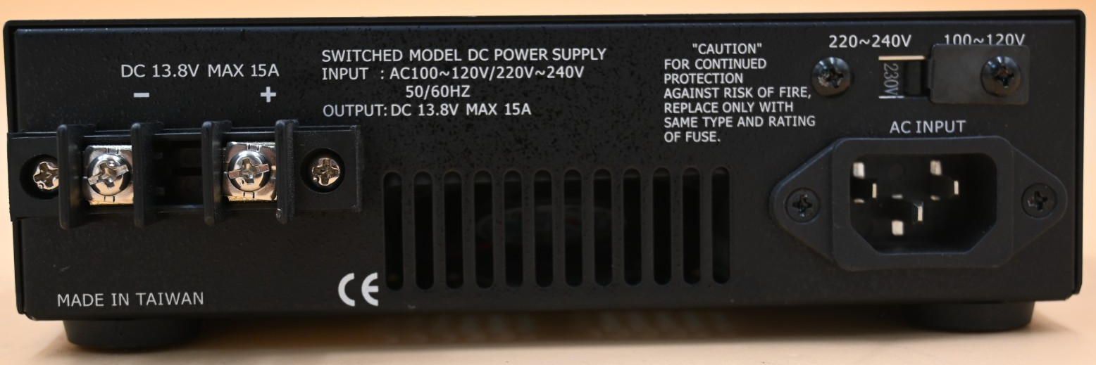 Nissei NS-1215 Switching Power Supply DC 13.8V MAX 15A Without Carton
