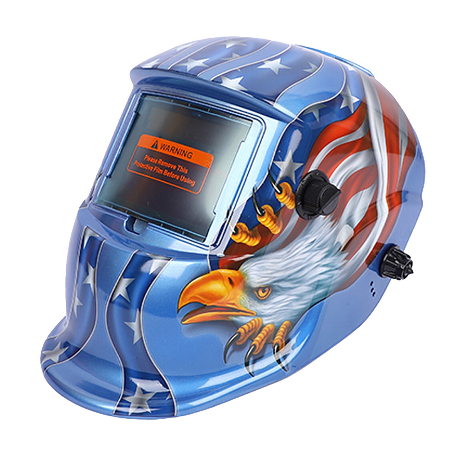 True Color Solar Powered Auto Darkening Welding Hood Helmet for TIG MIG ARC