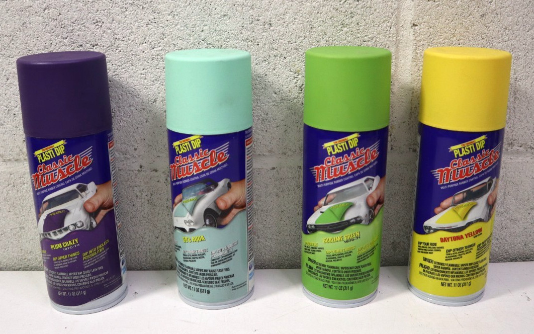 4 Plasti Dip Classic Muscle Assorted Colors Rubber Coating Spray 11oz READ