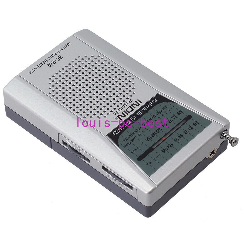 1X BC-R60 AM FM Radio Paranormal Hunting Equipment Spirit-Box Manual Tune