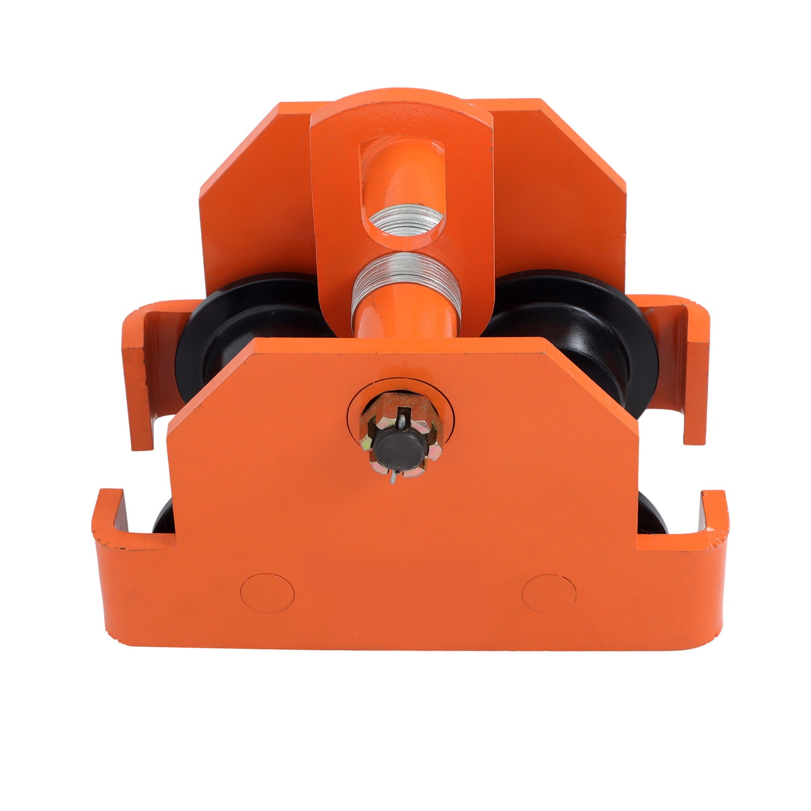 11000lbs/5 Ton I-Beam Hand Trolley Alloy Steel Double Wheel 120-195mm Adjustable