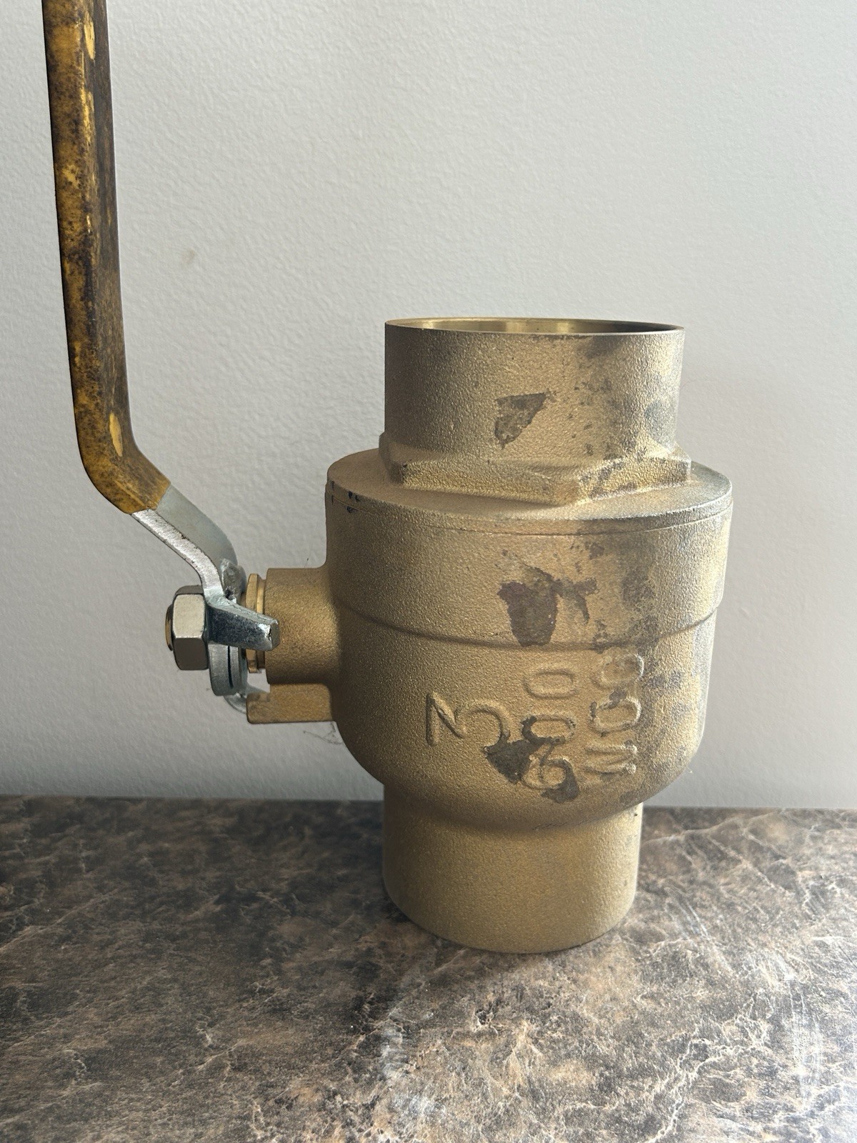 Brass Ball Valve 3 in 600 WOG 600 psi Manual Lever Handle Water Plumbing