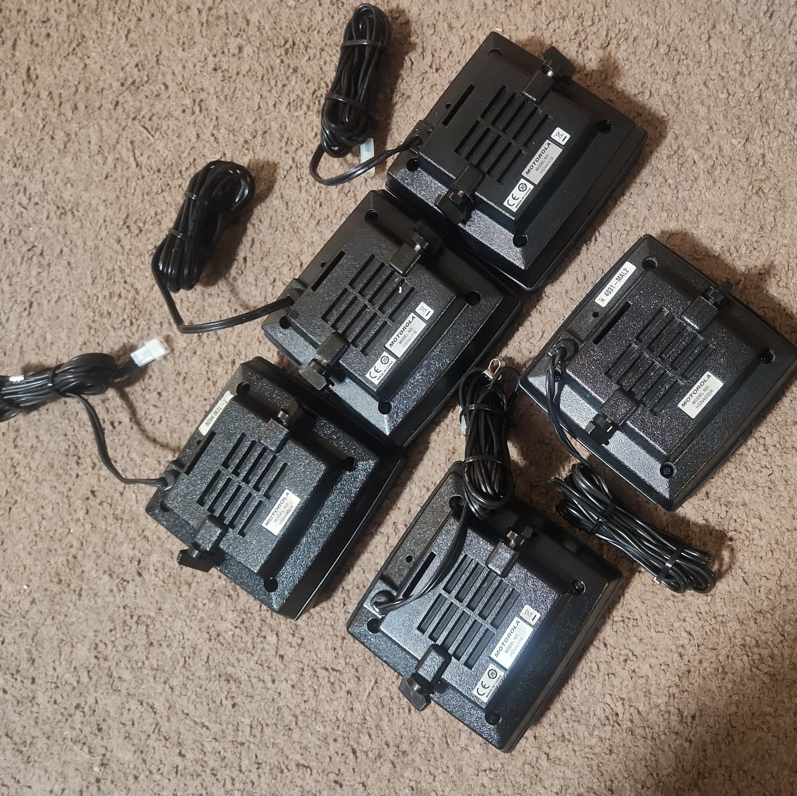 Lot of 5 Motorola HSN4031B External Speakers for Mobile Radio XTL APX no bracket