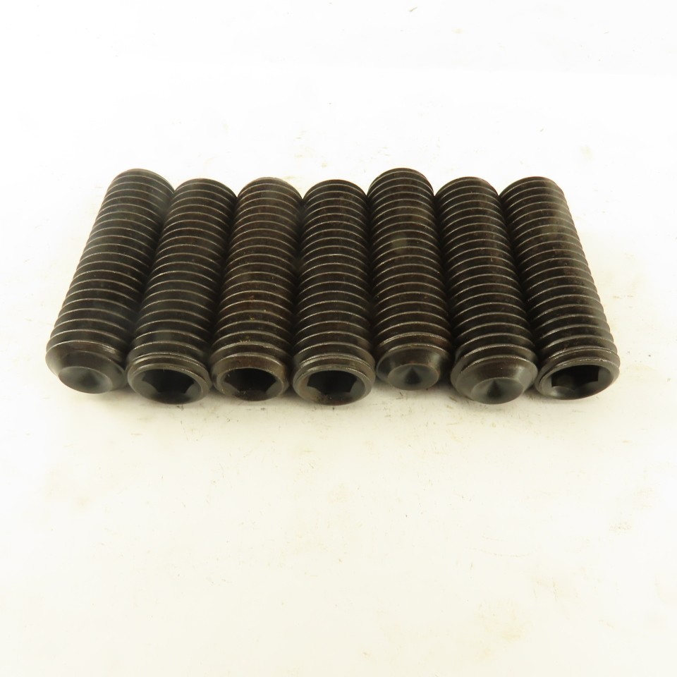 5/8″-11 x 2″ Cup Point Socket Head Set Screw Lot Of 7