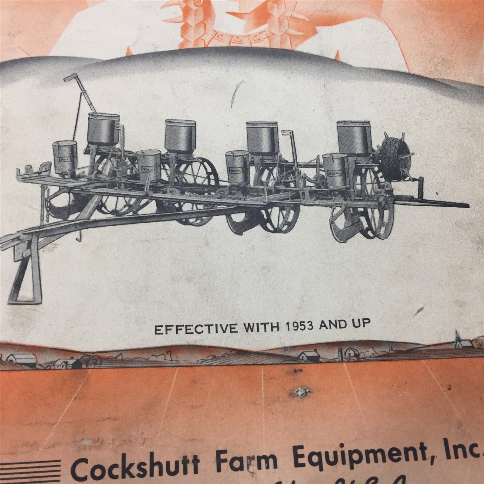 Genuine 1953 CO-OP Black Hawk 215T 235T Corn Planters Owner Manual