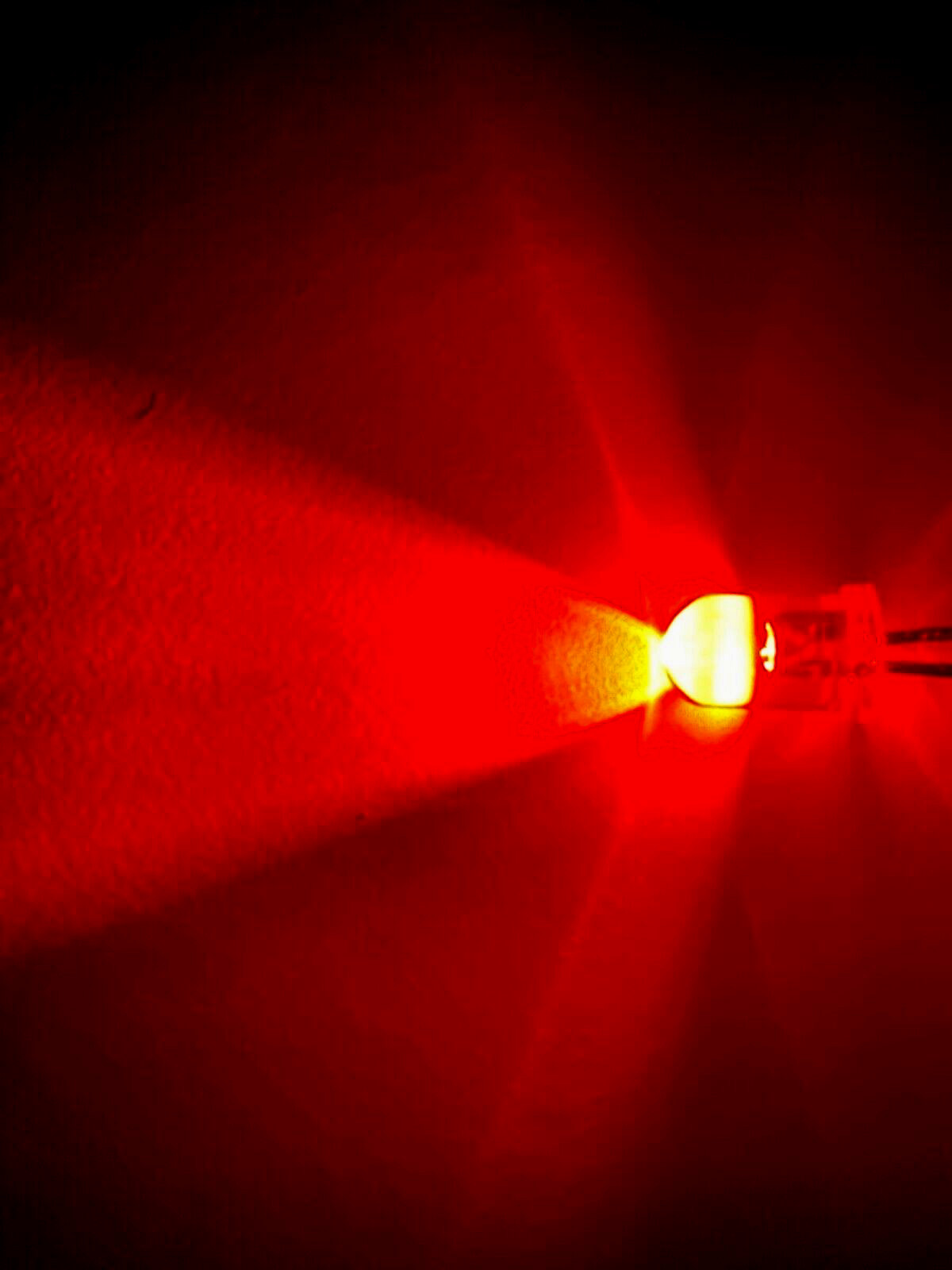 Clear Red Super-Bright LED, 5mm, Ships from USA, 10x 25x 50x 100x