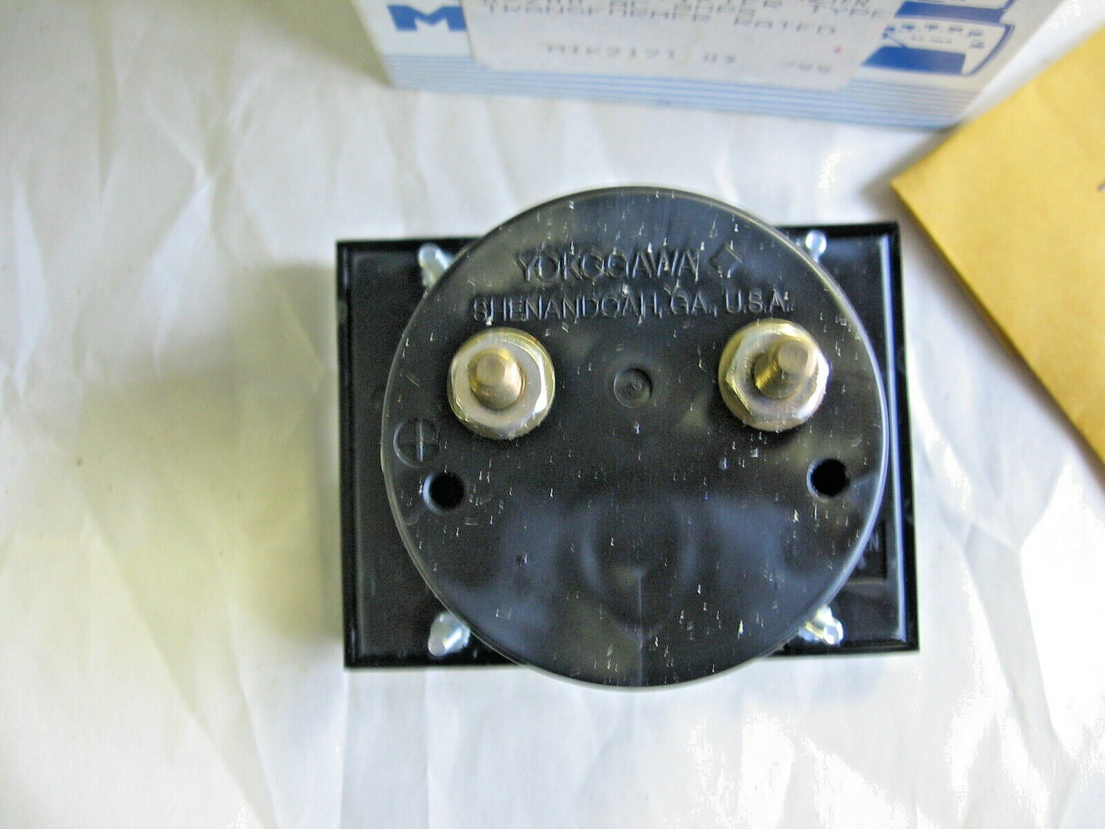 Yokogawa 2-1/2″ Panel Meter Gauge 0-200 AC Amps Ammeter Transformer Rated
