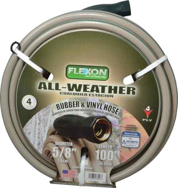100 Foot All-Weather Garden Hose, Made in USA