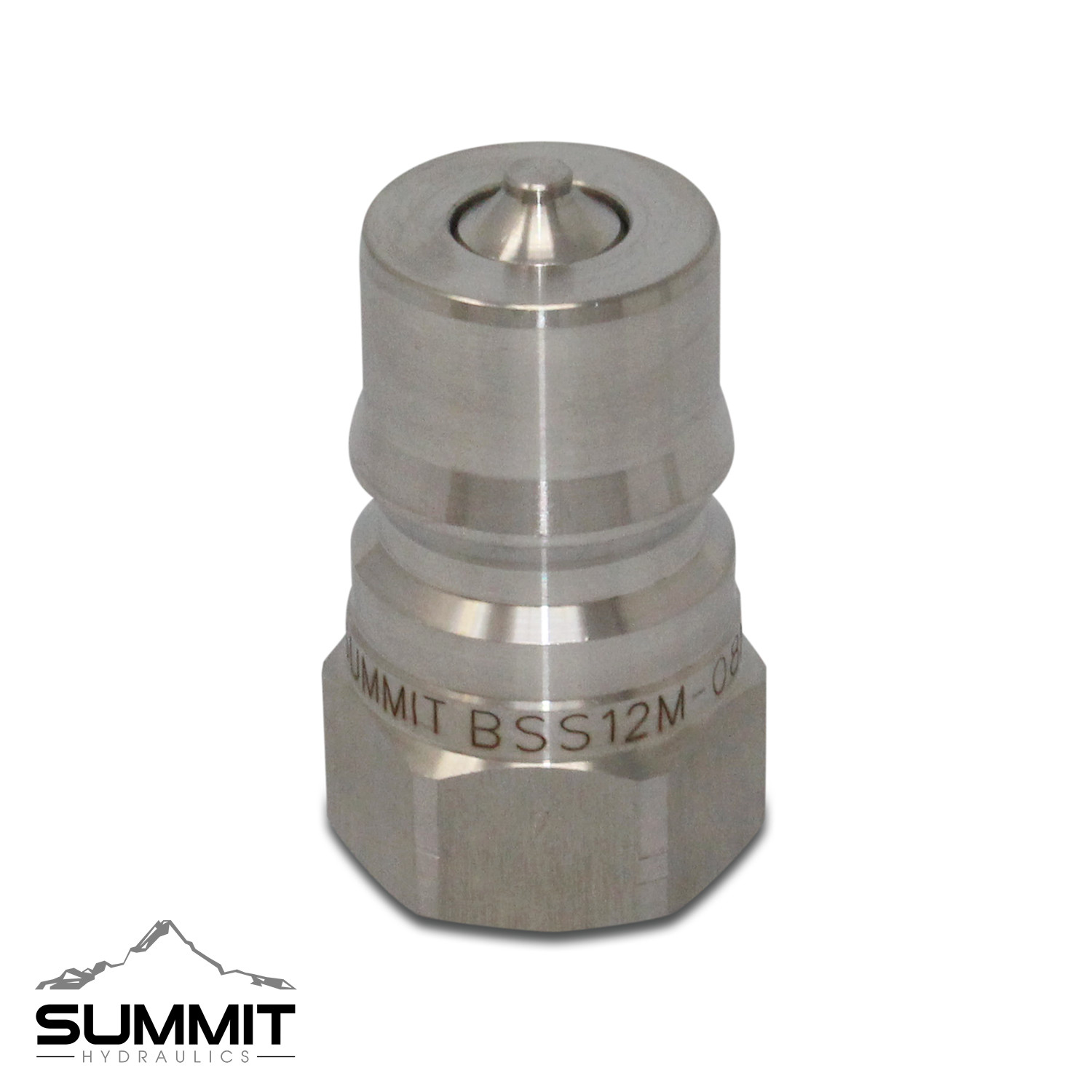 1/2″ NPT ISO 7241-B Stainless Steel Quick Disconnect Hydraulic Coupler Set