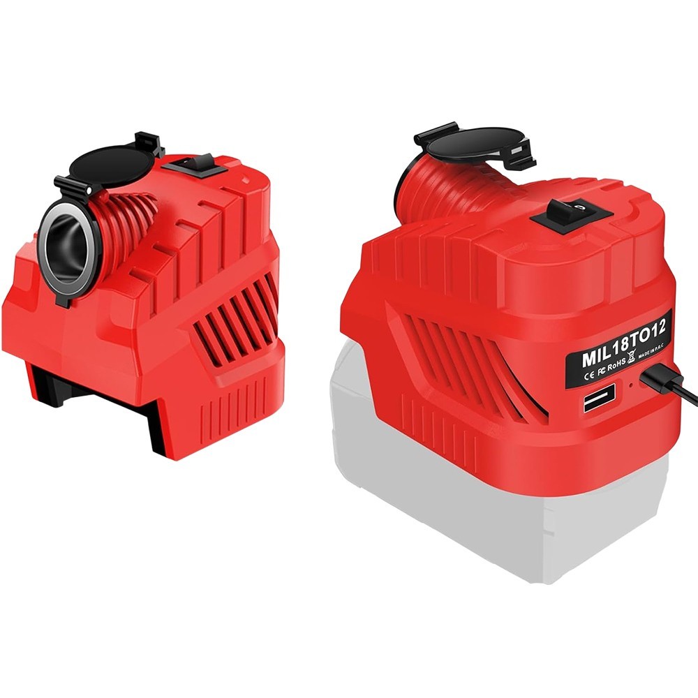 18V to 12V Step Down Converter for Milwaukee M18 18V Battery Power Adapter Tool