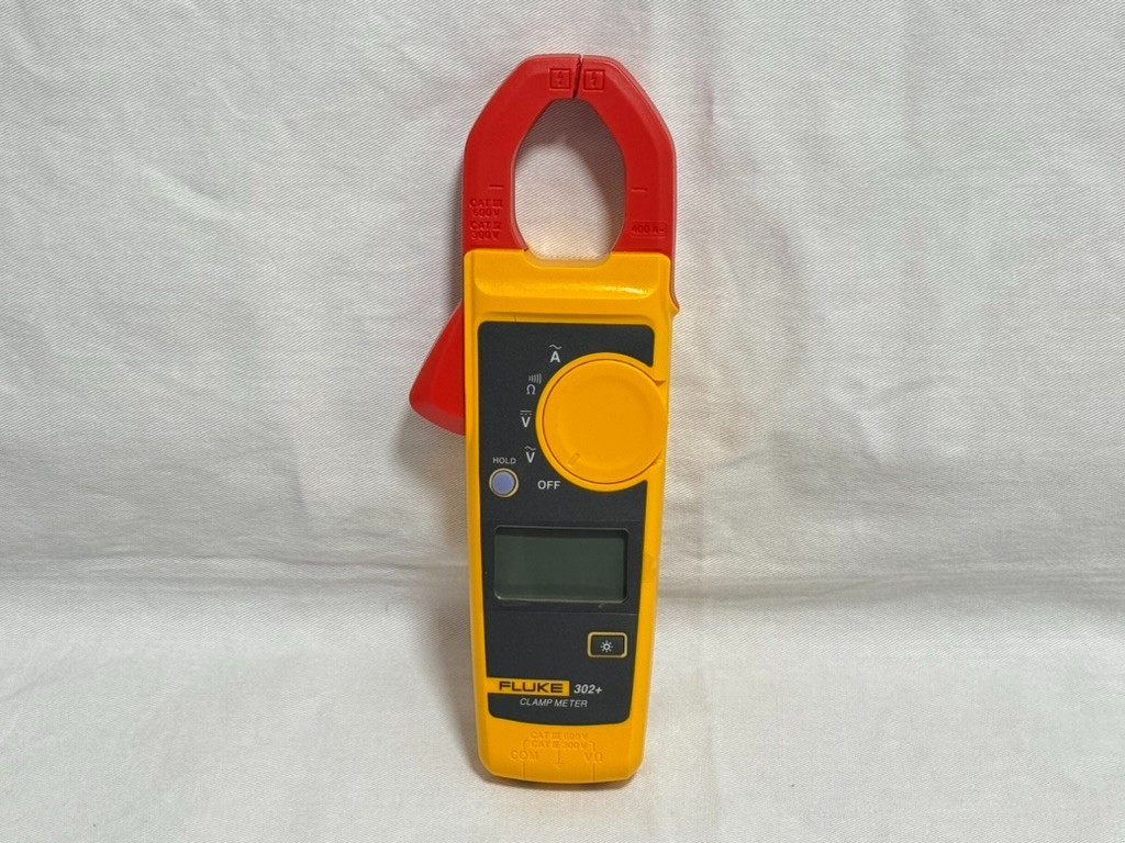 Fluke 302+ Plus Digital Clamp Meter Tester AC / DC Volt Amp Multimeter AC400A