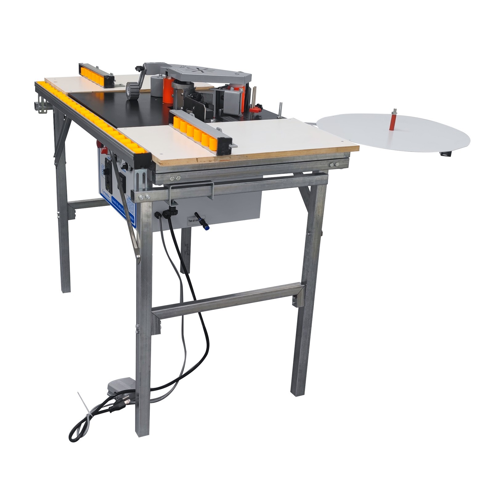 Curved Straight Line Edge Banding Machine 0.275-1.96″ Edge Height 0-6/min 110V