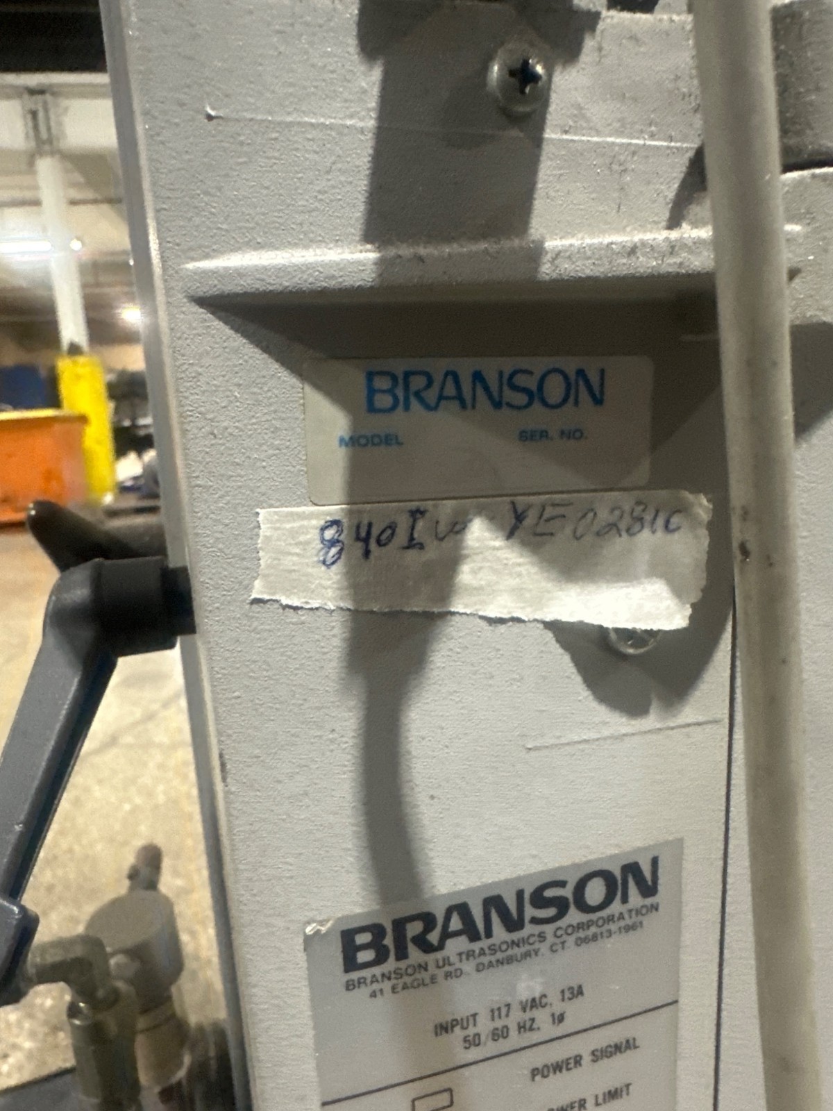 BRANSON 840IW Ultrasonic Welder USED