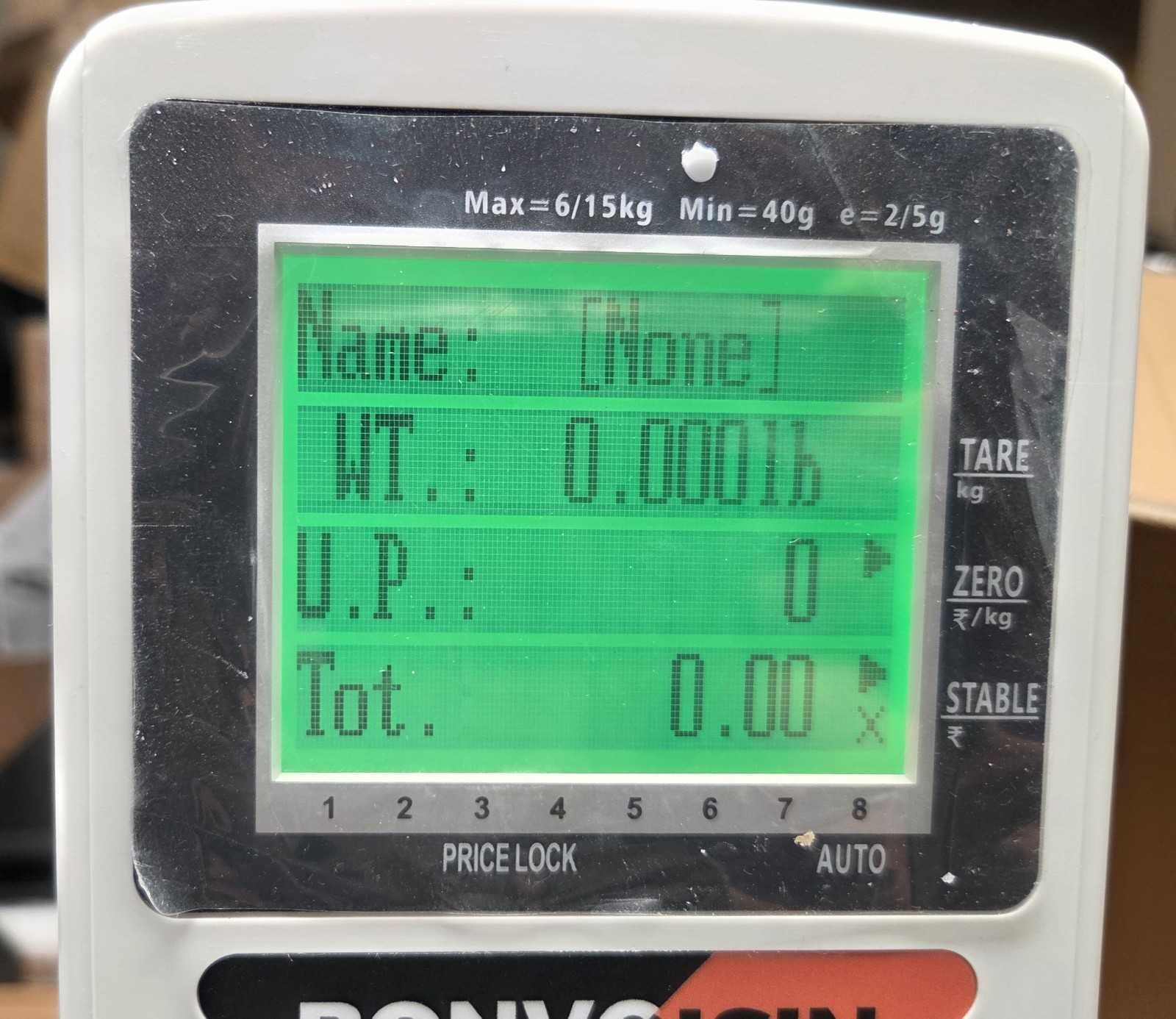 Bonvoisin Label Printing Scale 33lbs Price Scale With Label Print #2089J UP1