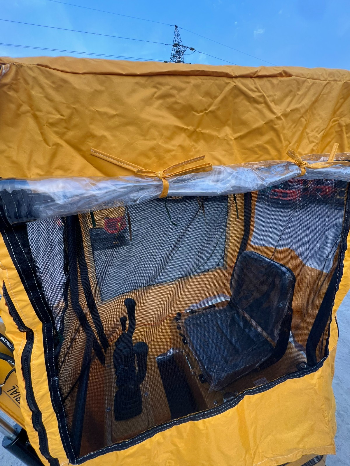 Agrotk Mini Excavator Rain Cover Open window for H12R Small Digger Attachment