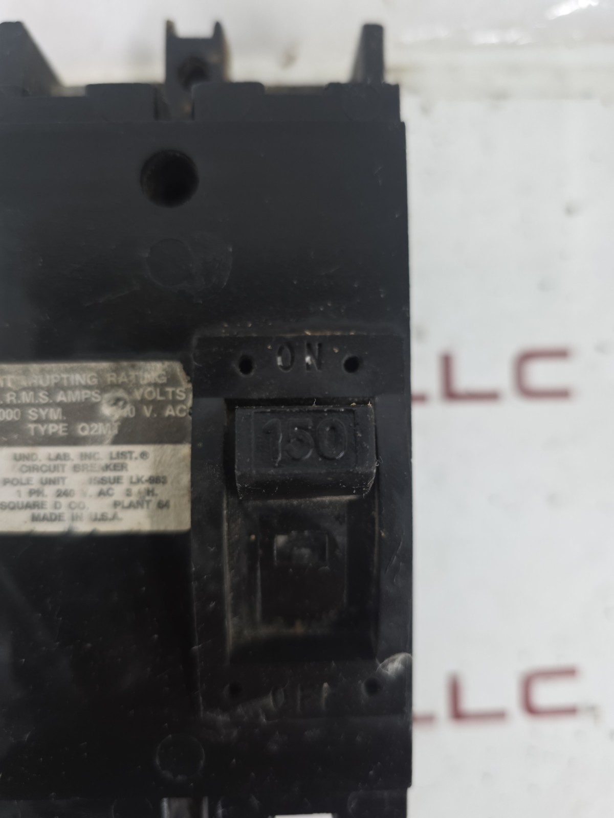 Square D Q2M2150MT 150 Amp 2 Pole Circuit Breaker Q2MT 150A 2P Fast Shipping