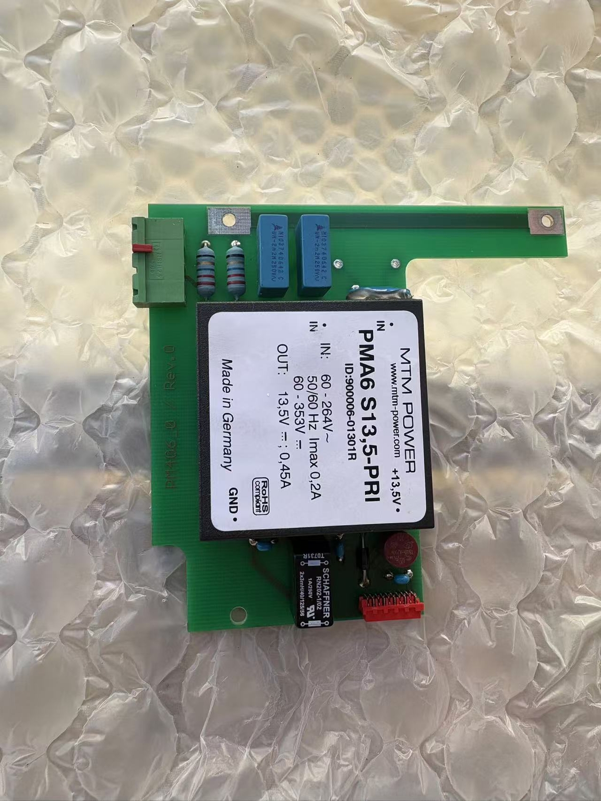 PM406_0/Rev.0 PMA6 S13,5-PRI board
