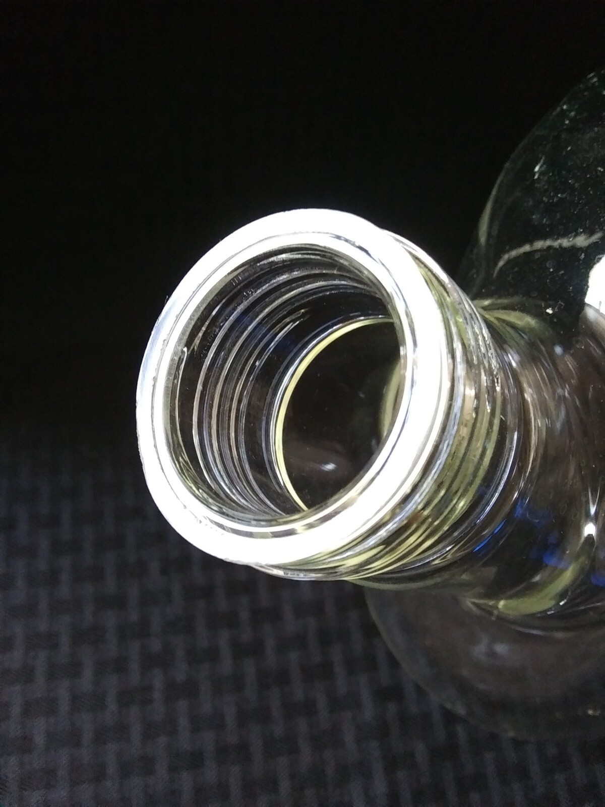 WHEATON 1000mL Glass Graduated Spinner Flask w/ GL45 Caps No Center Cap