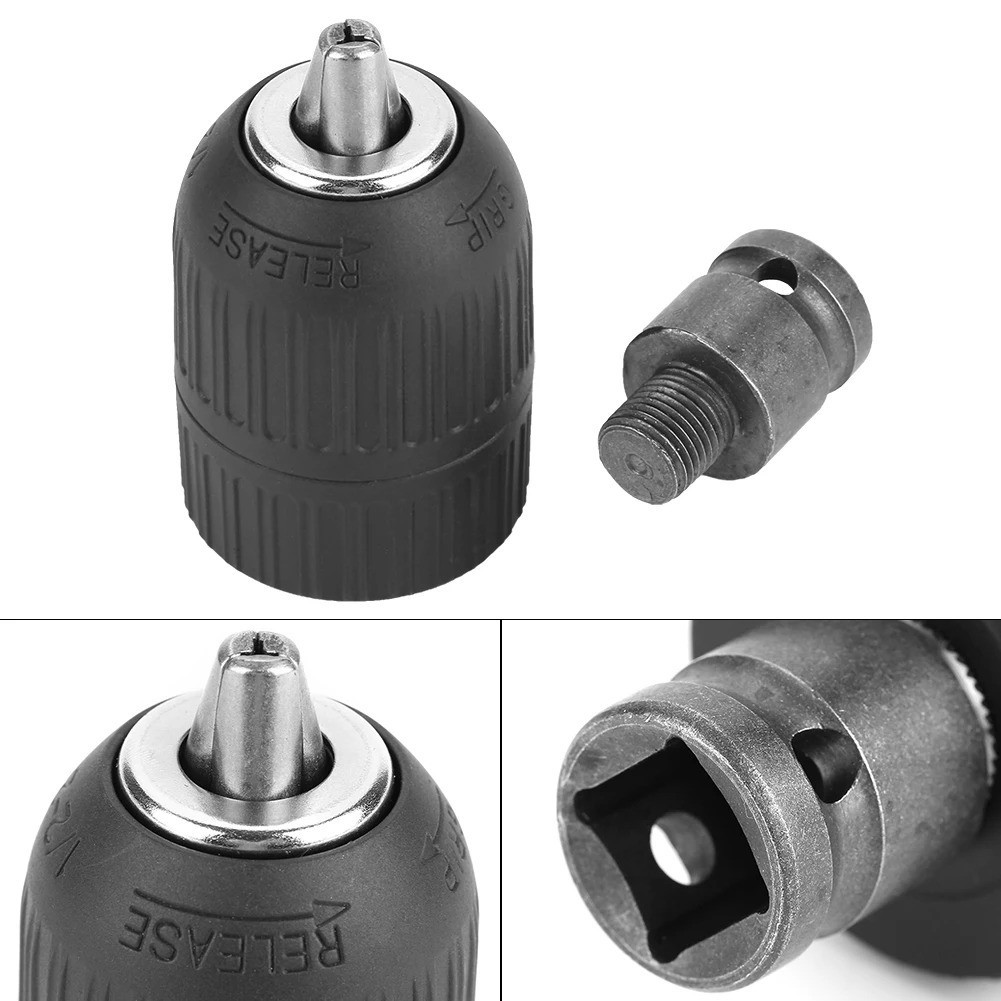 Keyless Drill Chuck 1/2″ 2-13mm 1/2-20UNF Hammer drill Power Tools 630604