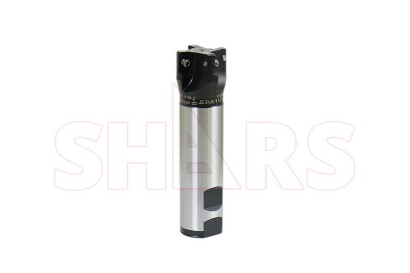 1-1/2 x 1-1/4″ 90° 4FL Indexable End Mill + 4 PCS APKT 1604 Inserts XS[