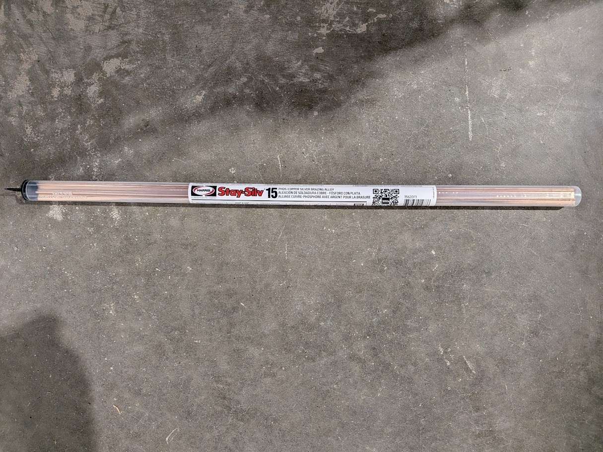 *BRAND NEW* Stay-Silv 15% Flat Brazing Rods – 1 lb Tube (28 Sticks)