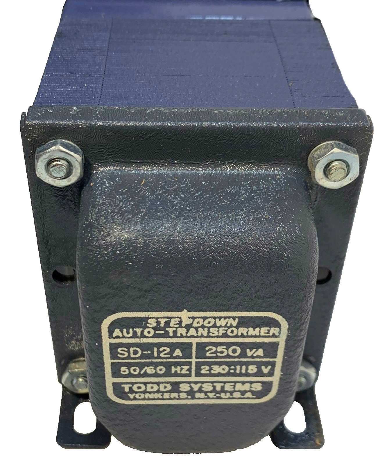 TODD SYSTEMS (SD-12A) StepDown Auto-Transformer 230V To 115V 250W, New FREE S&H