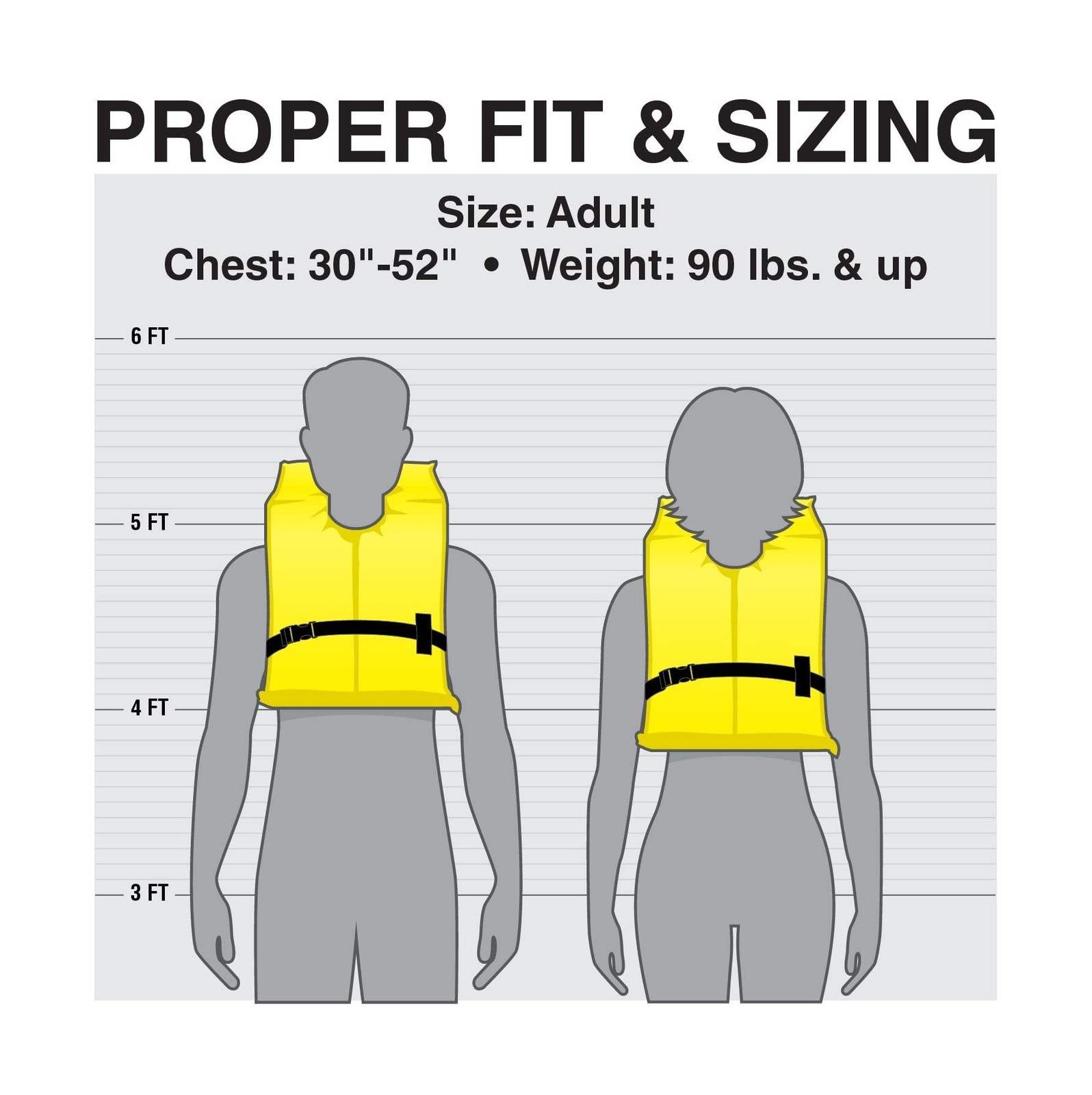 Seachoice Life Vest, Type II Adult: 4-pack Orange FAST USA SHIP