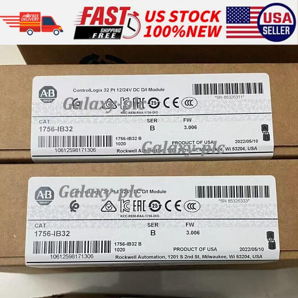nEW IN BOX Allen-Bradley 1756-IB32 SER B CONTROLOGIX 32 PT DC INPUT MODULE
