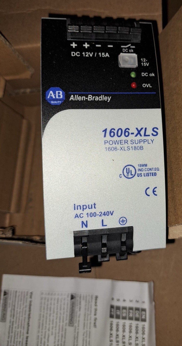 New Allen Bradley Power Supply 1606-XLS180B 1606XLS180B Ser A NextDay Air Availa