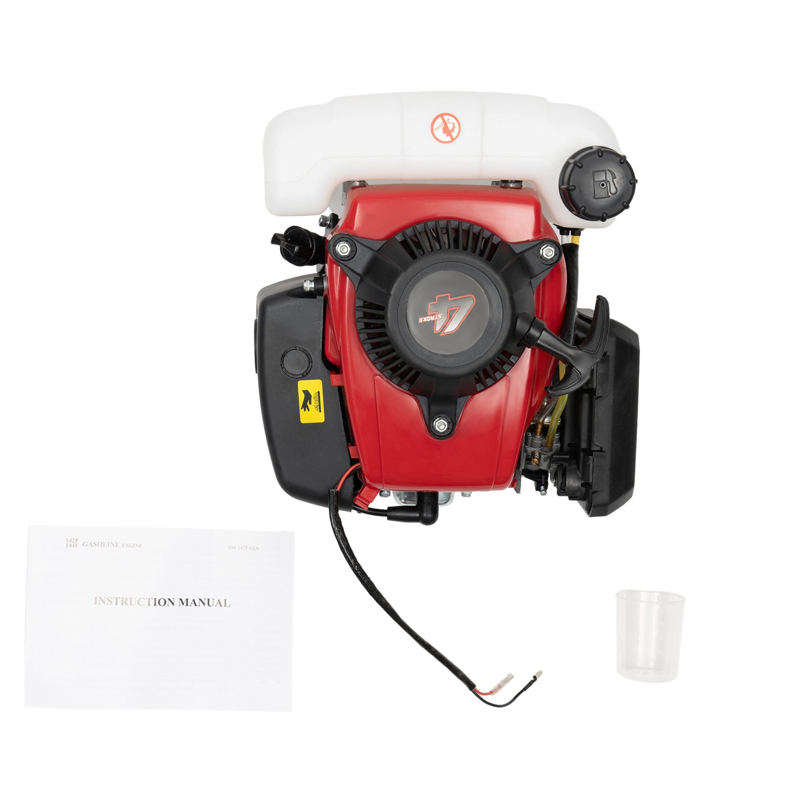HANGKAI 4HP 4Stroke Heavy Duty Outboard Motor Boat Engine W/Air Cooling System