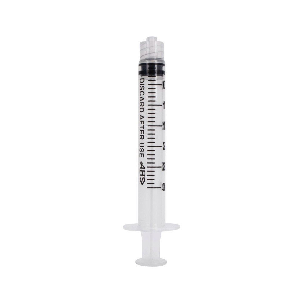 AHS 3ml 3cc Luer Lock Syringe, 1000/Case, Syringe Only No Needle