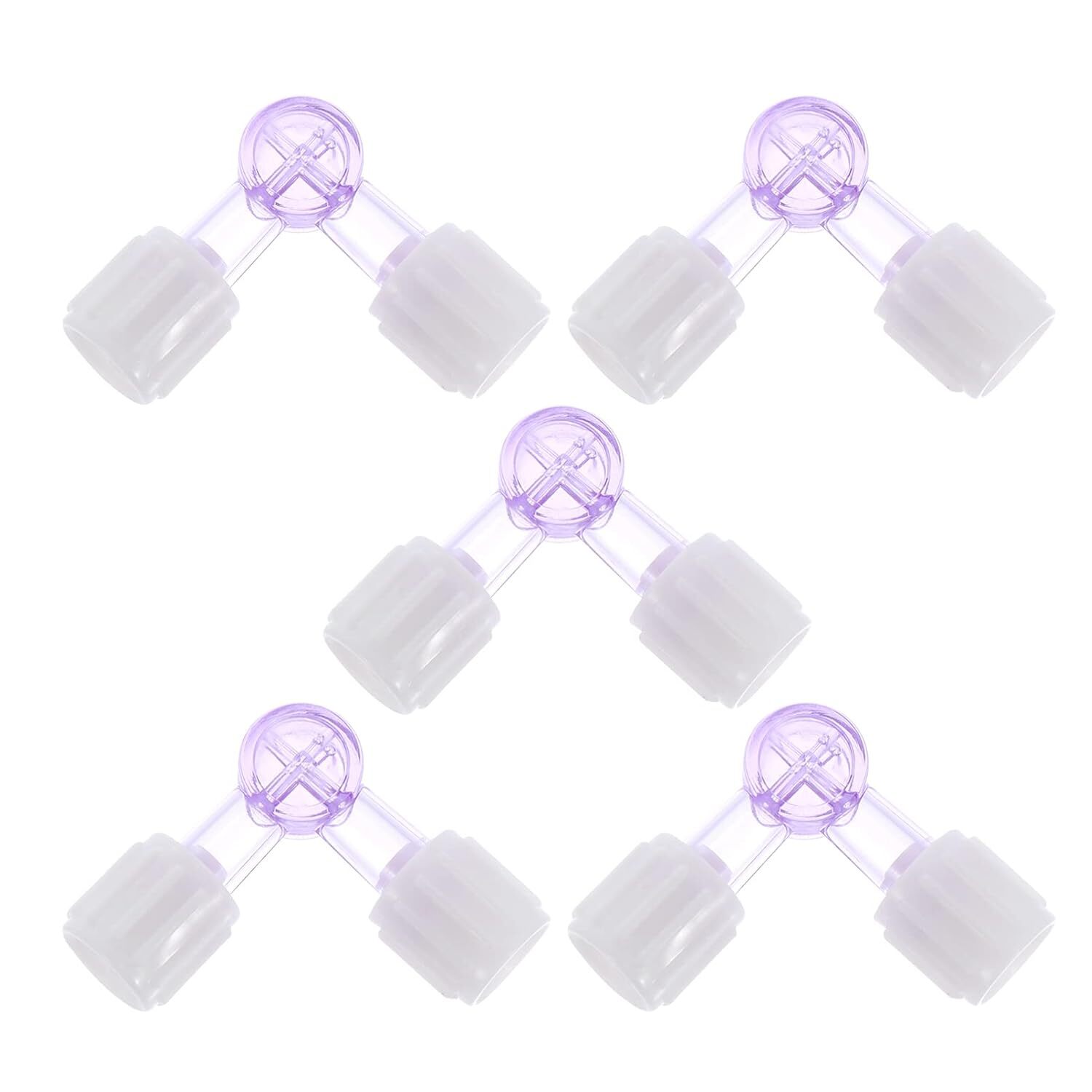 2-Way/3-Way Stopcocks Luer Connection, Mixing Luer Connector Adapter (10Pcs)