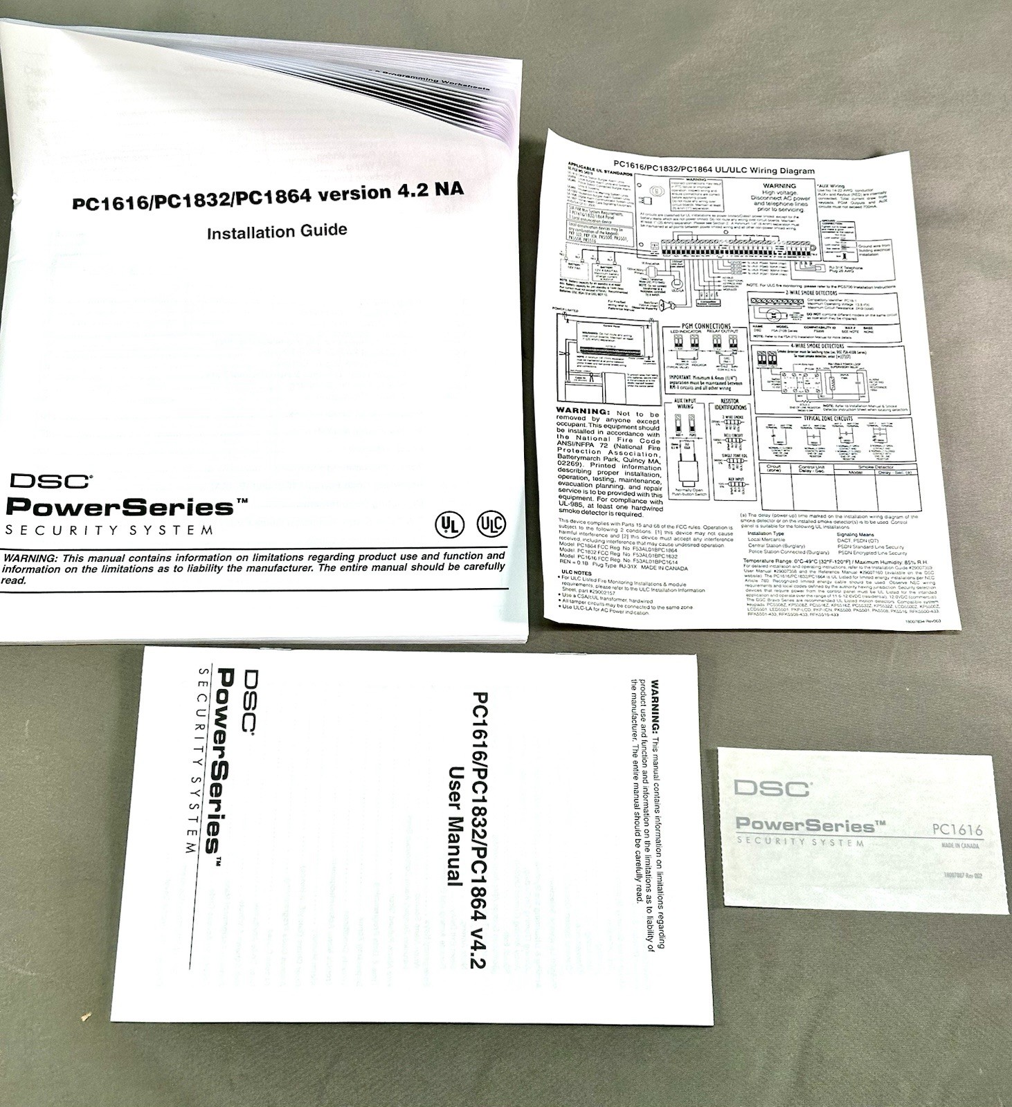 DSC PC1616 V4.24 CP-01 Alarm Control Board 6-16 Zones New Sealed Board w/Case
