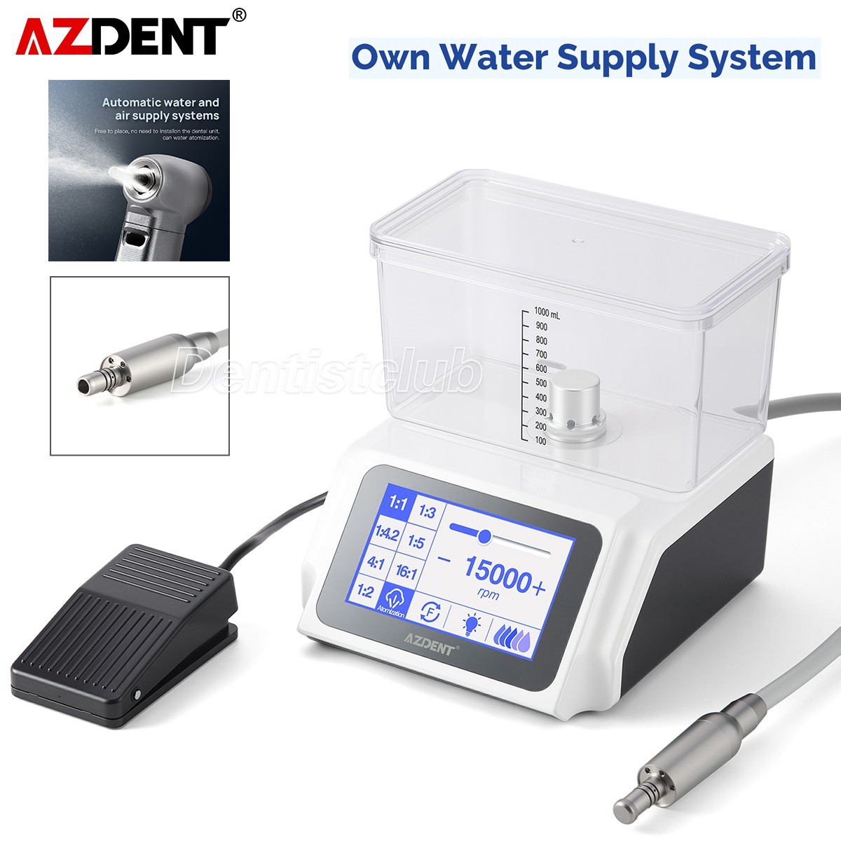 Dental LED Electric Brushless Surgical Motor Automatic Water Air Supply System