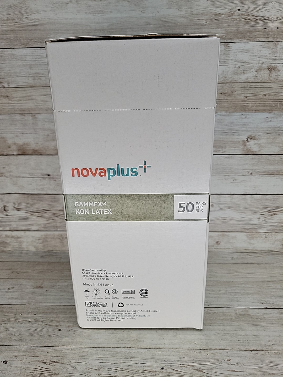 Gammex NovaPlus Non-Latex Surgical Gloves *1 Box 50 Pair* Size: 5.5 *See Date*