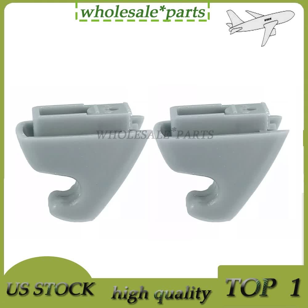 1Pair Fits For 2007-2014 Chevrolet Tahoe Gray Sunvisor Shade Support Clip US
